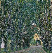 Gustav Klimt Avenue in the Park of Schloss Kammer oil painting picture wholesale